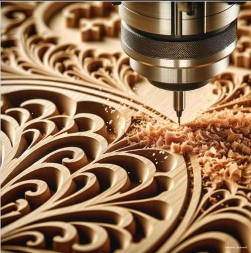 3D CNC Wood Carving Service