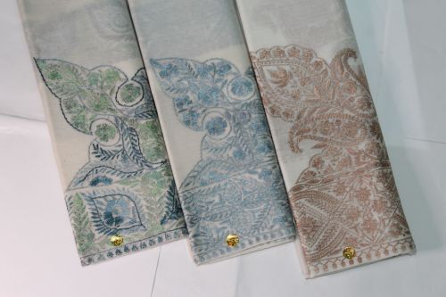 Embroidered Pashmina Kashmiri Shawls 40*82 Inch 90*45 Inch 109*54