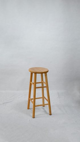 Sesame Wood Stool, Packaging Type : LIGHT YELLOW