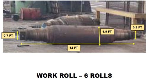 Forged Steel Work Roll / Backup Roll 2