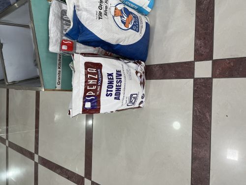 BOPP Film Ceramic Tile Adhesives, Color : Creamy