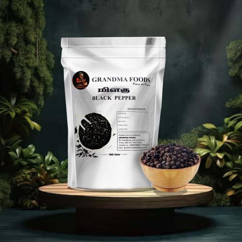 Natural black pepper, Packaging Size : 100g, 500g, 1Kg Food Grade