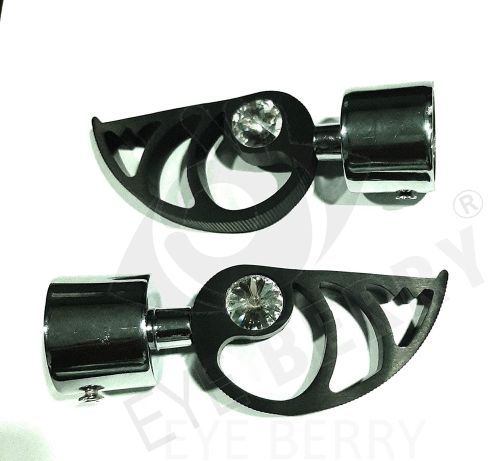 Eye Berry Furnish Metal Black Diamond Curtain Bracket