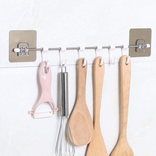 Eye Berry Plastic Magic Sticker Hooks For Kitchen, Bathroom, Door