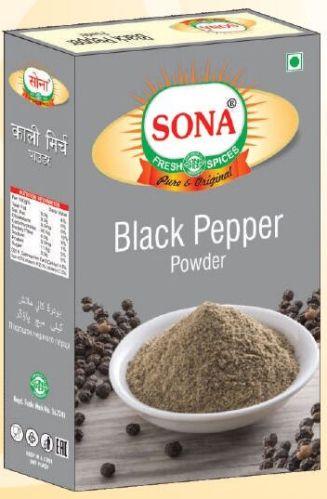 Sona Black Pepper Powder, Packaging Type : Container Or Bottle