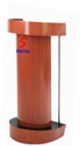 Saatvik Communication Curved Wooden Podium SP-638 Customised
