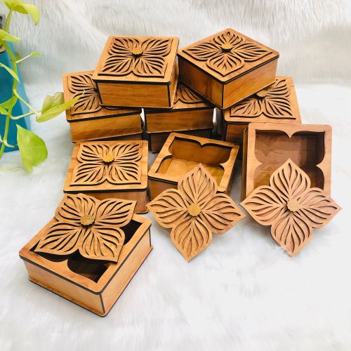 Wooden Small Return Gifts Empty Box Container