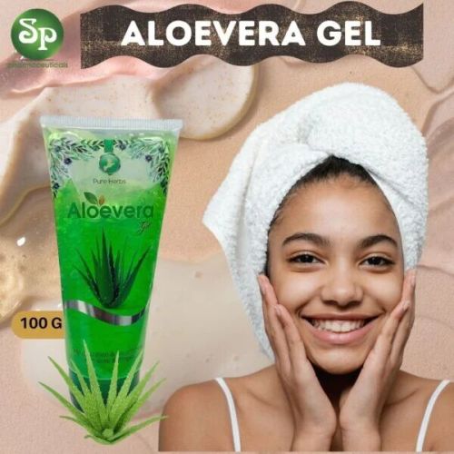 Pure Herbs Aloevera Gel 100 G., Color : Natural for Skincare