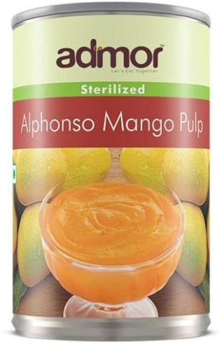 Canned Alphonso Mango Pulp, Color : Yellow
