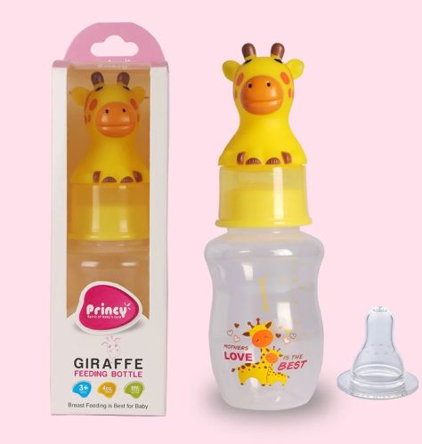 150ml Giraffe Baby Feeding Bottle for Babies & Toddlers