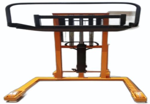 Battery Operated Hydraulic Roller Stackers, Color : Yellow