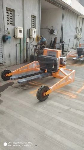 Mild Steel Rough Terrain Pallet Truck, Color : Yellow