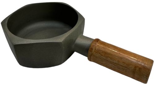 Stainless Steel Cafe Elegant Serving Pan, Color : Black