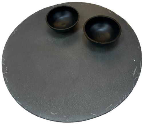 Polished Designer Serving Platter, Color : Black