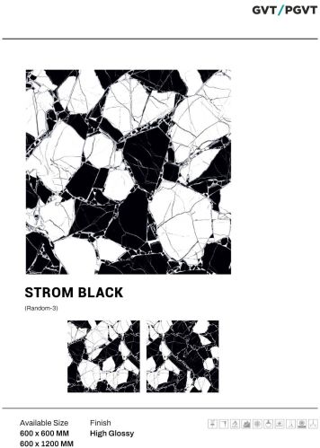 Raykas Ceramic Black Glossy Square Mosaic Tiles, Color : All