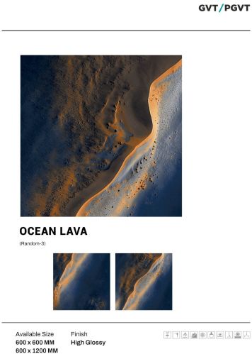 Raykas Glossy Decorative Ceramic Tiles, Color : All 600x600mm