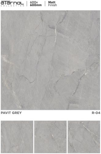 Raykas Creamic Plain Matt Surface Vitrified Tiles 600X600mm