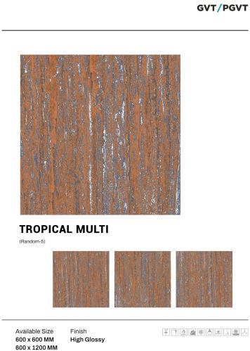 Raykas Ceramic Multi Colour Floor Tiles, Color : All 600X600mm