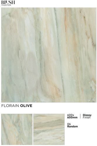 Raykas Glossy Outdoor Ceramic Wall Tiles 600x600mm