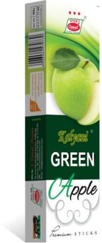 Agarbattis Kalyani Green Apple Incense Sticks, Packaging Type : Brown