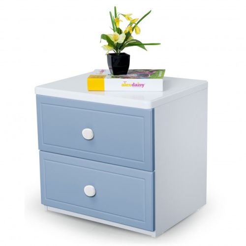 Deco Paint With Matt Finish PU French - Bedside Table - Blue