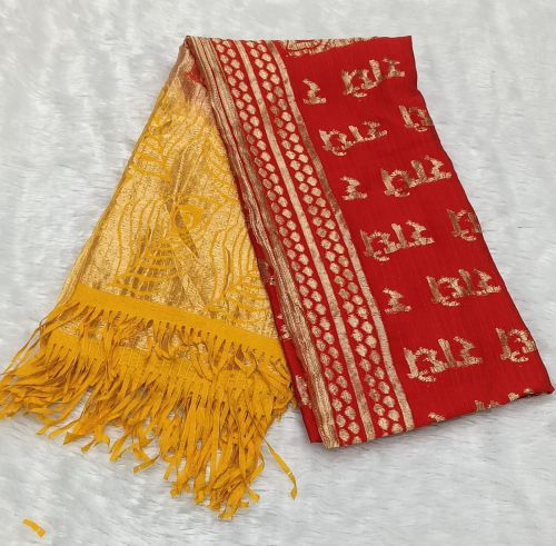 Radhe Radhe Net Dupatta Festive Wear, Technics : Attractive Pattern