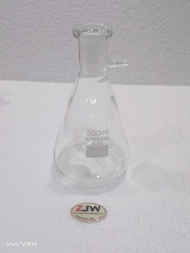 500 Ml Conical Heavy Wall Glass Buchner Flask