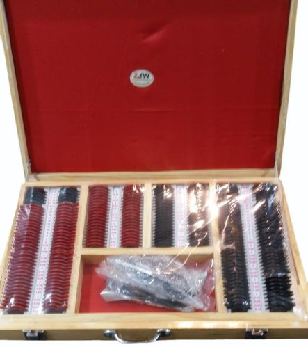 Zoom Fiber Trial Lens Set With Trial Frame, Color : Red Black