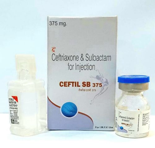 Ceftriaxone and Sulbactam Injection, Packaging Type : 375 Mg. Vial