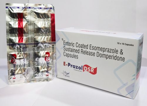Enteric Coated Esomeprazole And Sustained Release Domperidone Capsules