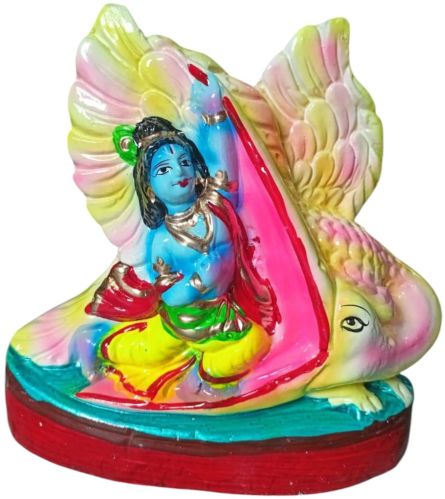 Janmastami Collection Terracotta Krishna Leela Clay Sculpture Set