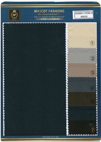 Dobby Lycra Suiting Fabric, Width : Standard Width