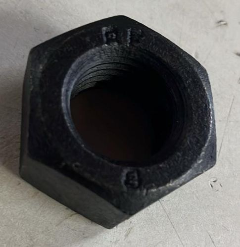 RF Metal EN8 Grade 8 High Tensile Nut, Color : Black, Balck M8