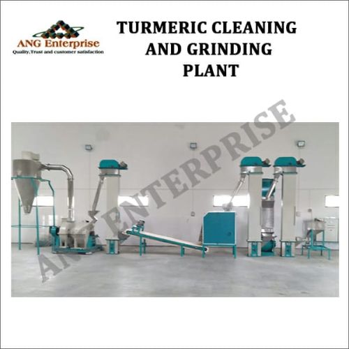 Ang 1 Ton/HR Capacity Turmeric Processing Plant Three Phase