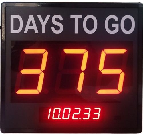 Smartech Laminated Aluminium Day Countdown Timer Modern