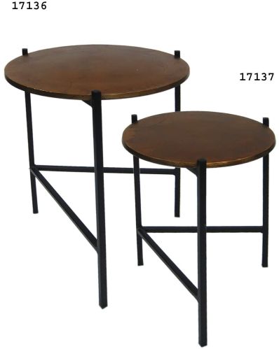 ALUMINIUM & IRON Tables, Packaging Type : Multicolor, ANTIQUE FINISH