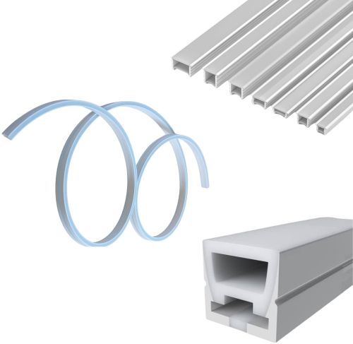 Silicone LED Profile, Length : 1m, 2m, 3m