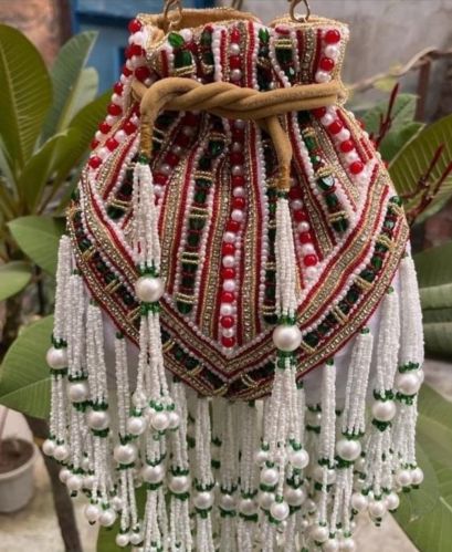 Velvet Bridal Handmade Ethnic Potli Bag