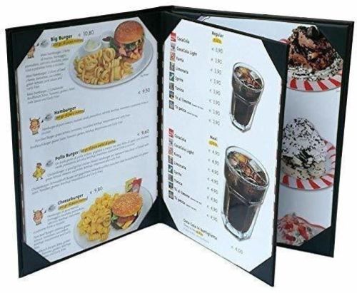 Glossy Or Matte Finish Menu Card Printing Services