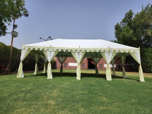 Cotton Outdoor Wedding Tent, Color : Pink, White for Ceremonial Spaces