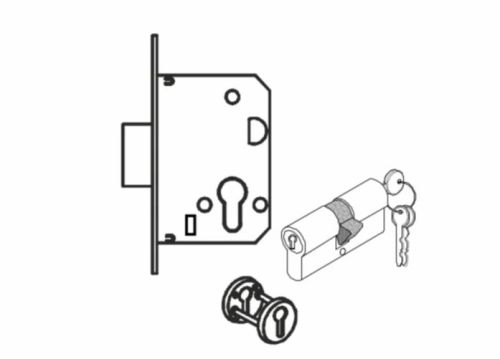 Non Polsihed Stainless Steel Dormakaba 378 Dead Lock