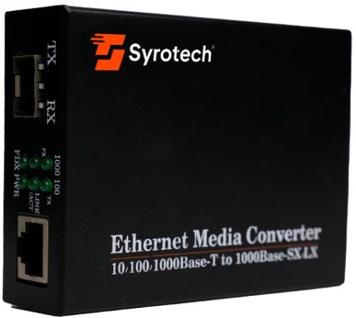 Syrotech GOMC-1312-SFP Fiber Media Converter, Power : 5W