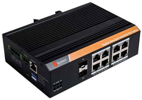 Syrotech SY-8000P-2S-IND Industrial Poe Switch
