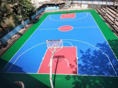 Synthetic Basketball Court Construction Service