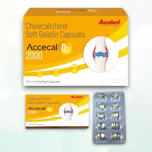 Cholecalciferol Soft Gelatin Capsules, Medicine Type : Allopathic