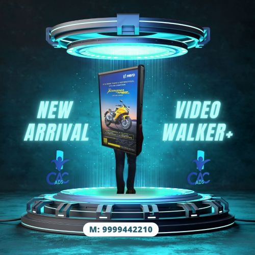 Led Advertisement Video Digital Look Walker, Shape : Rectangular
