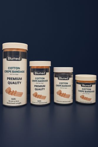 Blumed Cotton Crepe Bandage, Packaging Type : Brown