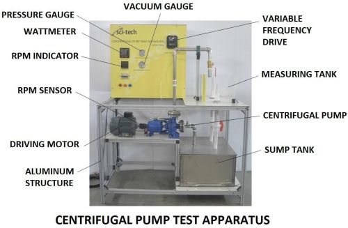 Sci-tech Centrifugal Pump Testing Rig for Education