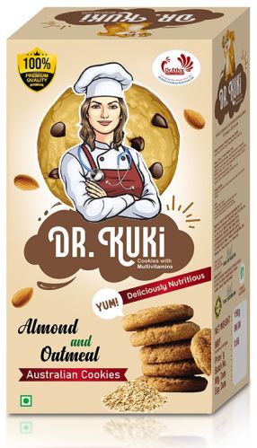 DR Kuki | Almond Oatmeal and Multivitamin Cookie