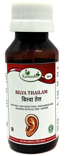 Karmeshu Natural Bilva Thailam Herbal Oil, Packaging Size : 50ml